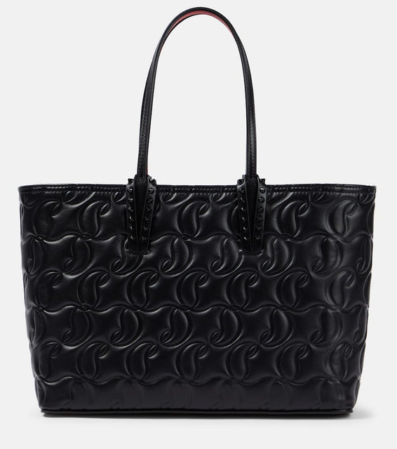 Christian Louboutin Cabata Small leather tote bag. Shop Christian Louboutin Tote Bags for women now.