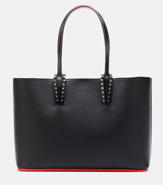 Christian Louboutin Cabata Small leather tote. Shop Christian Louboutin Tote Bags for women now.