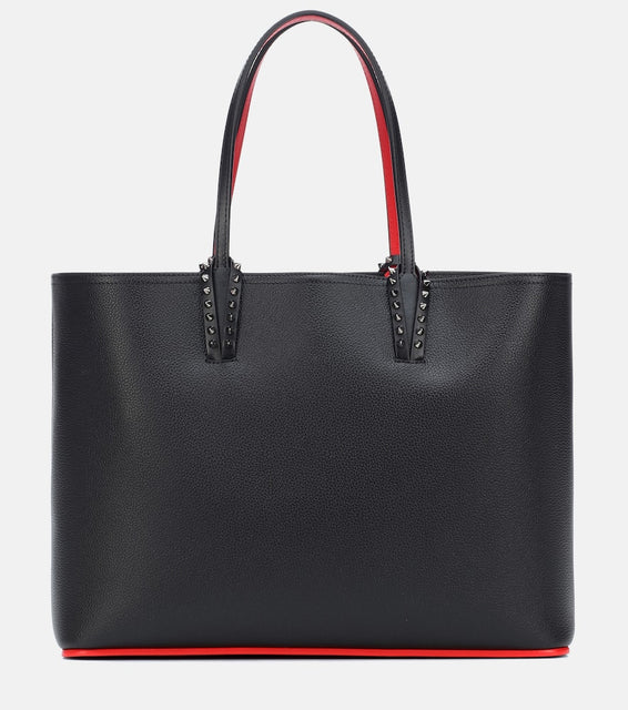 Christian Louboutin Cabata leather tote. Shop Christian Louboutin Tote Bags for women now.