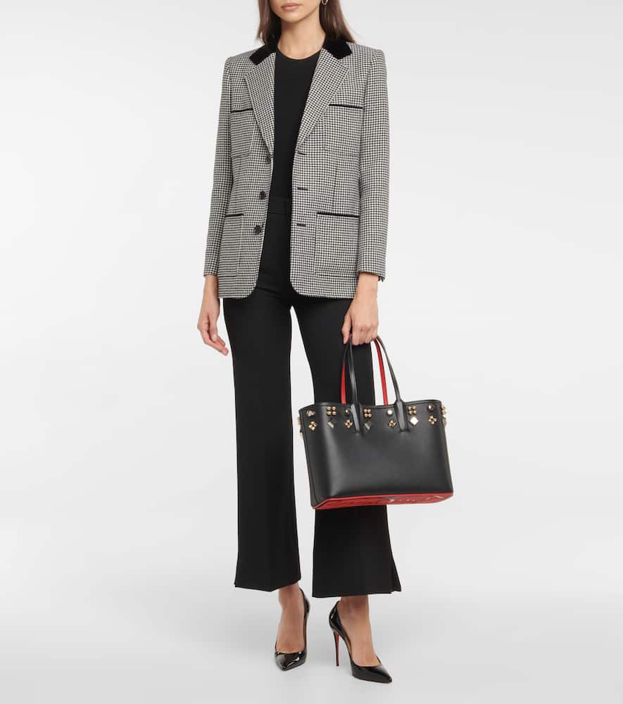 Christian Louboutin Cabata stud-embellished leather tote