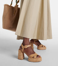 Christian Louboutin Calakala 70 leather espadrille sandals