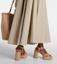 Christian Louboutin Calakala 70 leather espadrille sandals