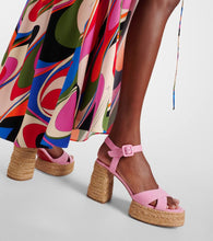 Christian Louboutin Calakala 70 suede espadrille sandals