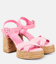 Christian Louboutin Calakala 70 suede espadrille sandals