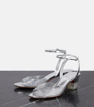 Christian Louboutin Cassandrissima embellished PVC sandals