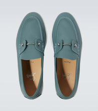 Christian Louboutin Chambeliboat leather boat shoes