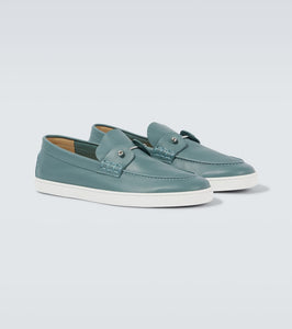 Christian Louboutin Chambeliboat leather boat shoes