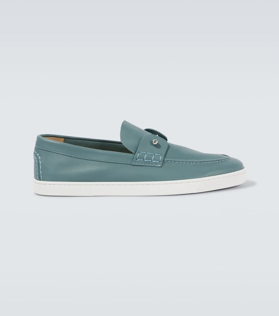 Christian Louboutin Chambeliboat leather boat shoes
