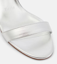 Christian Louboutin Choca Girl 70 metallic leather sandals