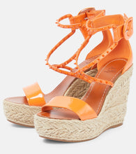 Christian Louboutin Chocazeppa 120 embellished wedge sandals