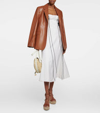 Christian Louboutin Chocazeppa leather wedge espadrilles