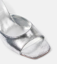 Christian Louboutin Condora 55 metallic leather mules