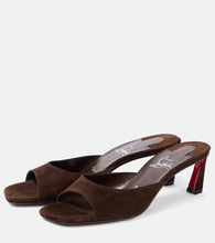 Christian Louboutin Condora 55 suede mules