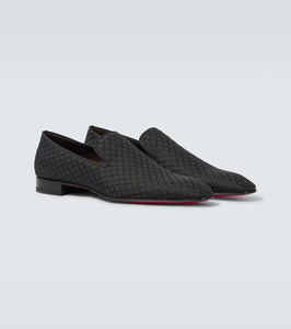 Christian Louboutin Dandelion jacquard loafers