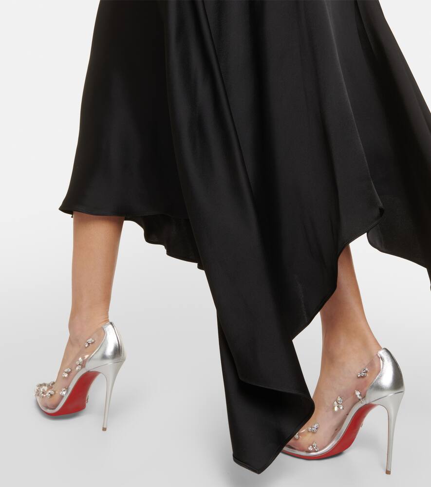 Christian Louboutin Degraqueen embellished PVC pumps
