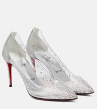 Christian Louboutin Degrastrass 85 embellished PVC pumps - Christian Louboutin Degrastrass 85 缀饰 PVC 高跟鞋