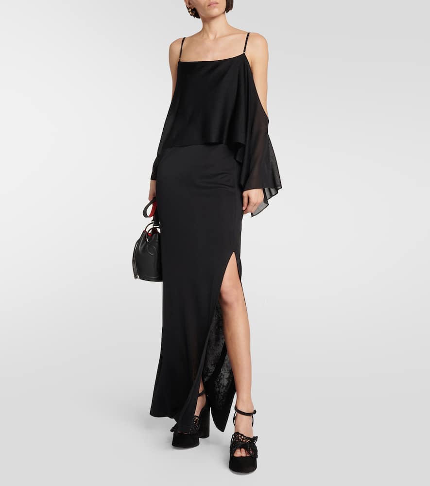 Christian Louboutin Deia Frou Alta macram√É¬© sandals