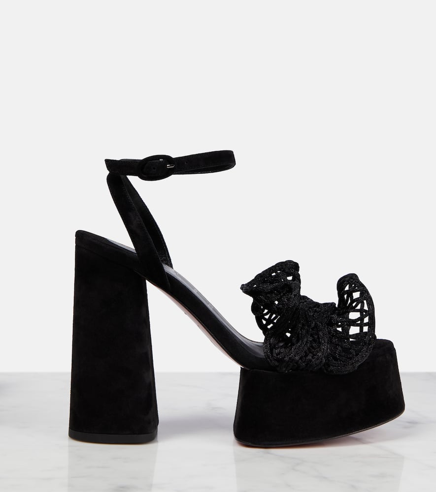 Christian Louboutin Deia Frou Alta macram√É¬© sandals