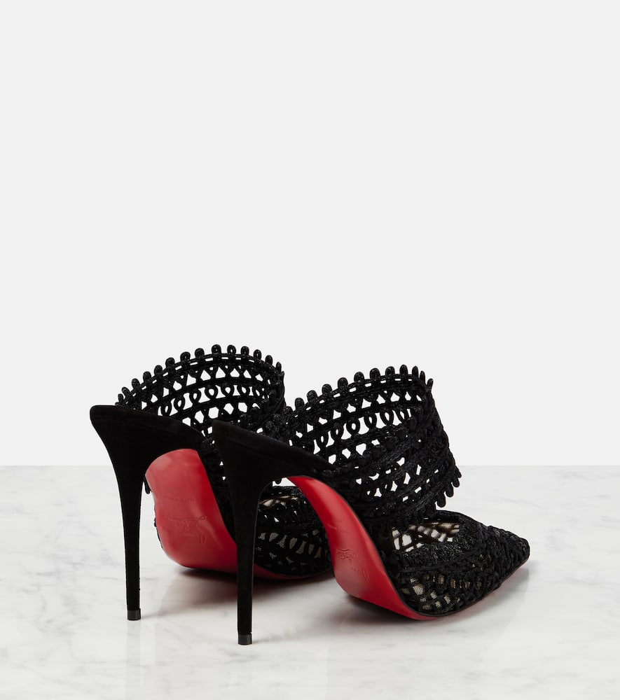 Christian Louboutin Deia macram√É¬© mules