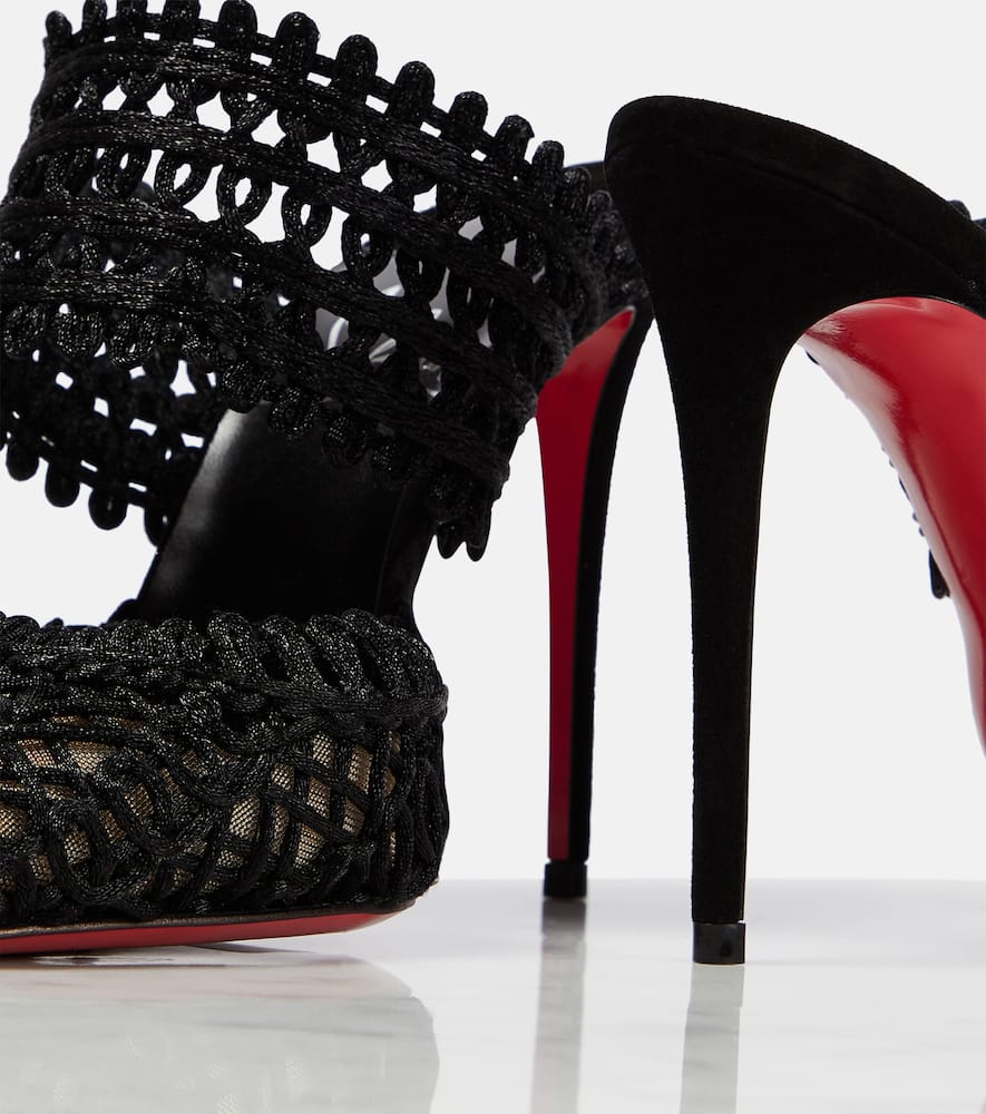 Christian Louboutin Deia macram√É¬© mules