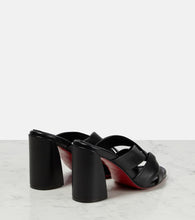 Christian Louboutin Dispo Club leather mules