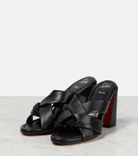 Christian Louboutin Dispo Club leather mules
