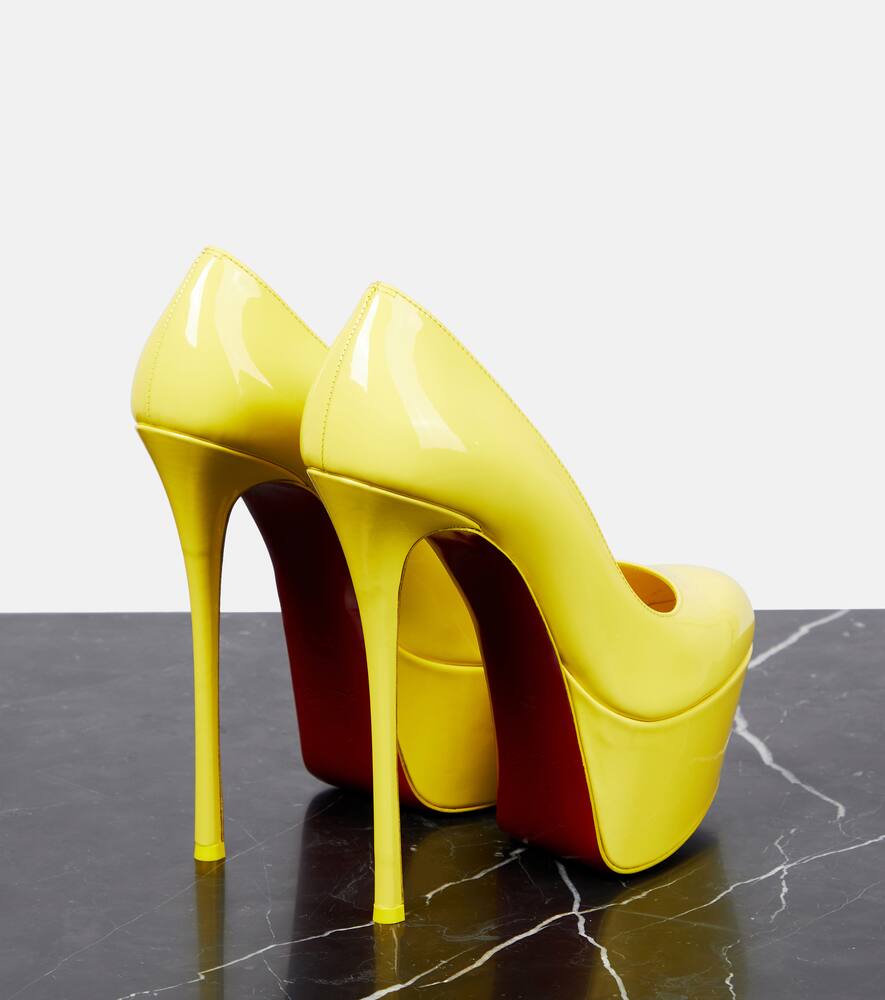 Christian Louboutin Dolly Alta patent leather platform pumps