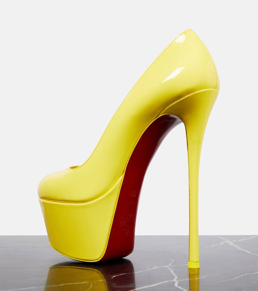 Christian Louboutin Dolly Alta patent leather platform pumps