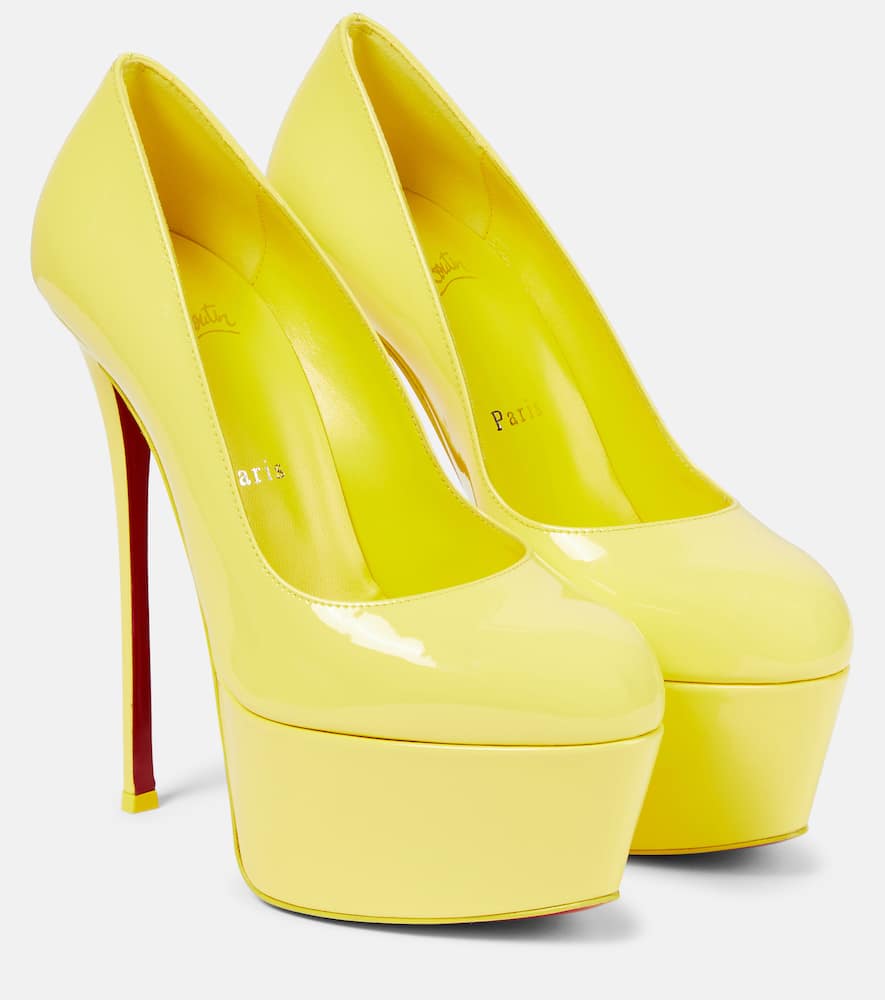 Christian Louboutin Dolly Alta patent leather platform pumps