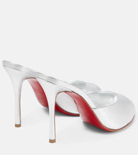 Christian Louboutin Dolly metallic leather mules