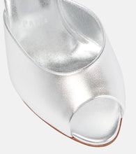 Christian Louboutin Dolly metallic leather mules