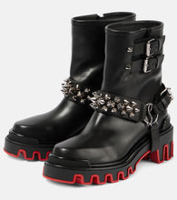 Christian Louboutin Dune Bike leather ankle boots