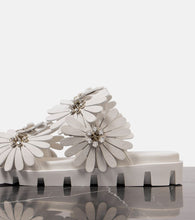 Christian Louboutin Flora Cool suede and leather slides