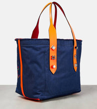 Christian Louboutin Frangibus Medium printed denim tote bag