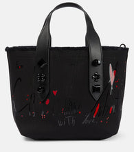 Christian Louboutin Frangibus Small printed canvas tote bag. Shop Christian Louboutin Tote Bags for women now.
