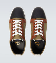 Christian Louboutin Fun Louis Junior leather and canvas sneakers