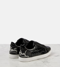 Christian Louboutin Fun Vieira croc-effect leather sneakers