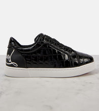 Christian Louboutin Fun Vieira croc-effect leather sneakers
