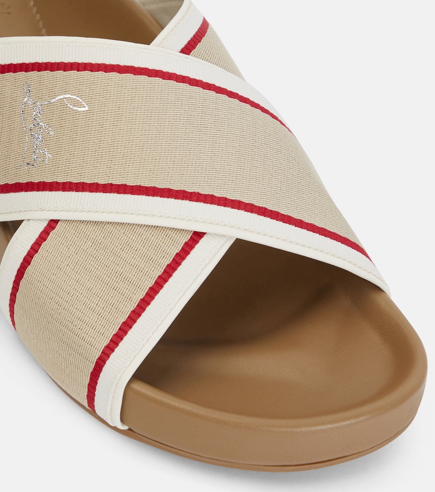 Christian Louboutin Hot Cross Bizz ribbon sandals