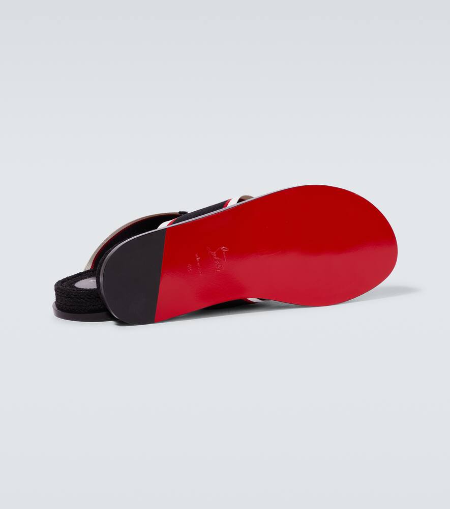 Christian Louboutin Hot Cross slides