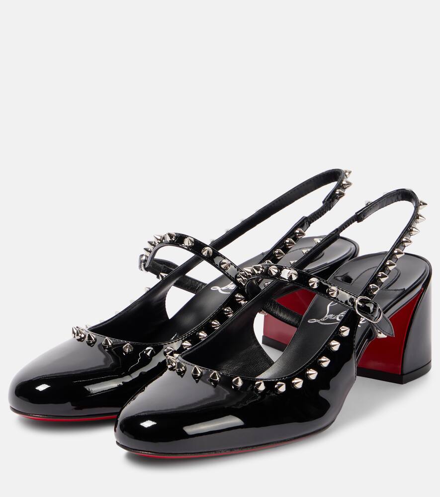 Christian Louboutin Janispikes 55 patent leather Mary Jane pumps