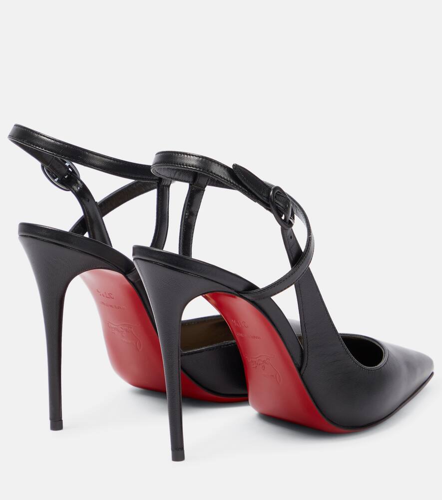 Christian Louboutin Jenlove 100 leather slingback pumps