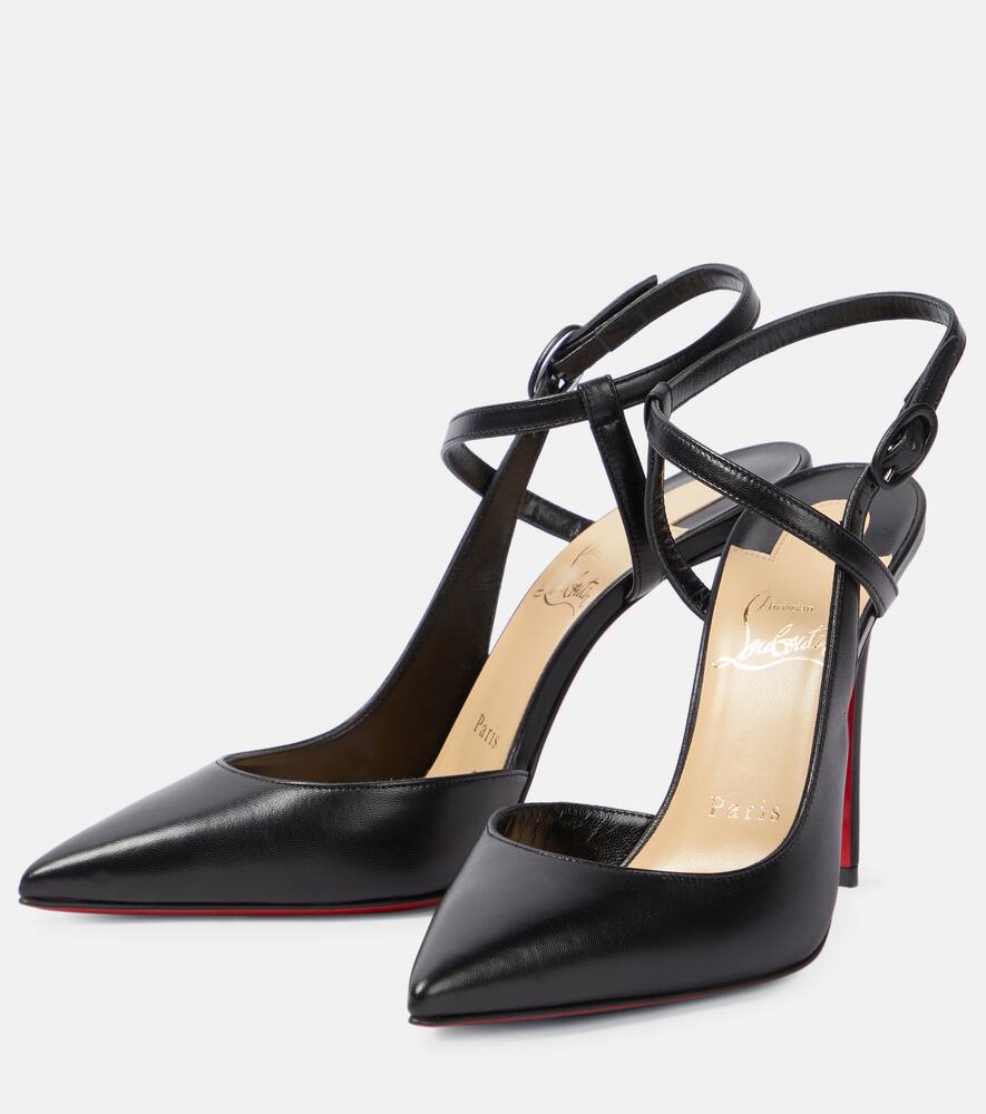 Christian Louboutin Jenlove 100 leather slingback pumps