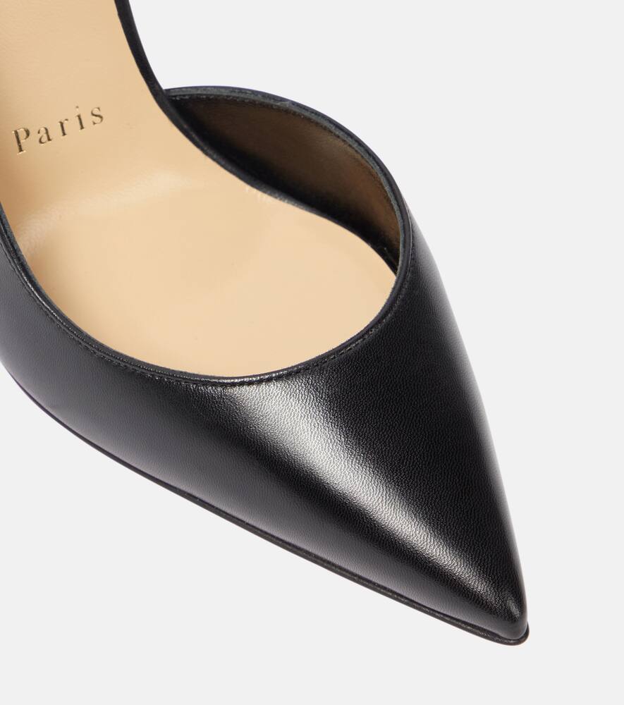 Christian Louboutin Jenlove 100 leather slingback pumps
