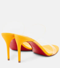 Christian Louboutin Just Nothing 85 PVC mules