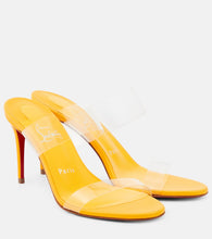 Christian Louboutin Just Nothing 85 PVC mules - Christian Louboutin Just Nothing 85 PVC 穆勒鞋