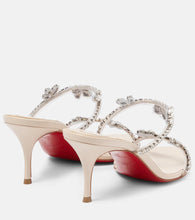Christian Louboutin Just Queen 70 embellished leather mules