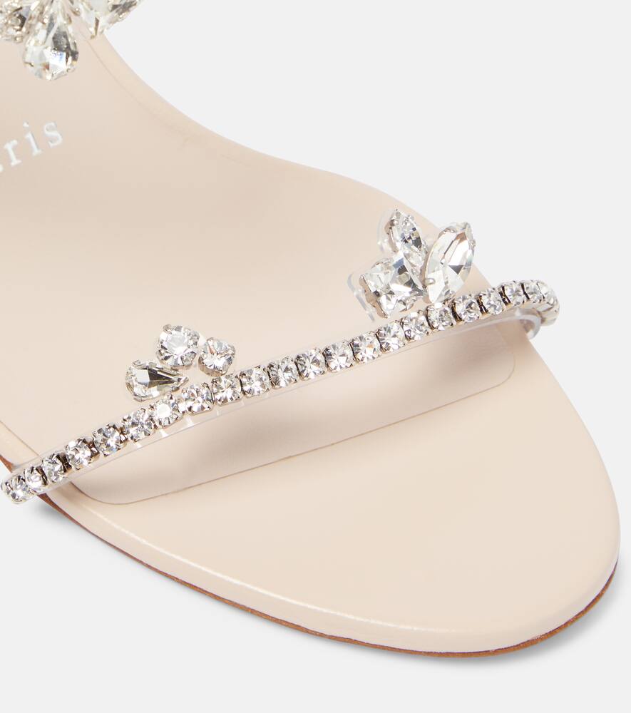 Christian Louboutin Just Queen 70 embellished leather mules