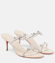 Christian Louboutin Just Queen 70 embellished leather mules