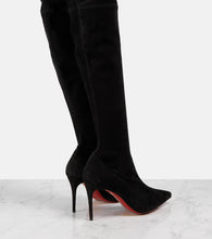 Christian Louboutin Kate Botta 85 suede over-the-knee boots